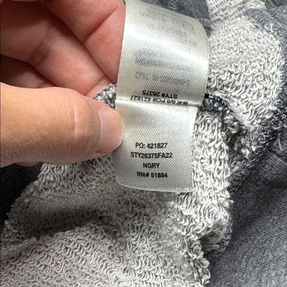 Patagonia Mahnya Fleece Long Sleeve Gray Sweatshirt Size XL - Picture 9 of 9